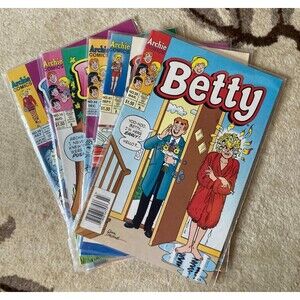 Vintage 90s Betty Comic Lot 1990s Archie Comics Betty Cooper Veronica Lodge